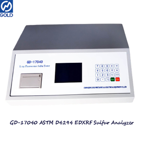Analyseur de soufre diesel de fluorescence d'instrument de laboratoire GD-17040 du pétrole brut X Ray Astm d4294